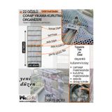 WeGa Shopping Çorap Yıkama ve Kurutma için 22 Gözlü File Organizer