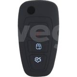 Wegna Gelalsat Kontak Anahtar Kumanda Koruyucu Kilif Silikon Ford Transit-Mondeo-Focus-Ranger-C Max-S Max Siyah - TEK