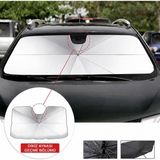 Wehhler Fiat Doblo Combi 1.5 Bluehdi Premio Manuel 2025-2026 Yeni Nesil Dikiz Aynasına Takılabilen Şemsiye Tip Ön Cam Güneşliği - Standart - Metalik Gri