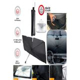 WEHHLER Renault Megane 2 Sedan 2006-2007-2008-2009 Şemsiye Tip Ön Cam Güneşliği-Dikiz Ayna Bölmeli