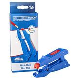 Weicon mini-Duo No. 150 | otomatik Abisolierer | Abisolieren 0,5 – 6,0 mm² (20 – 10 AWG) | entegre kesici ila 6,0 mm Ø | kablo sıyırıcı Selbsteinstellend | TÜV | Mavi/Kırmızı |% 100 Made in Germany