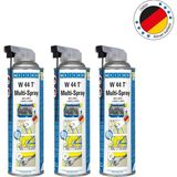 Weicon W 44 T® Multi Çift Başlıklı Pas Sökücü Sprey Yağ 500 Ml, 3 Adet