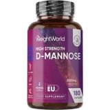 Weight World High Strength D-Mannose 2000 Mg 180 Kapsül 2 Aylık - aromasız