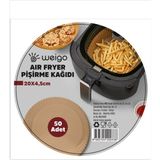 Weigo Airfryer Pişirme Kağıdı Xl- 100 Adet Hava Fritözü Airfryer Firitözü Airfryer Yağsız Firitöz Pişirme