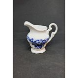 Weimar Porzellan Kobalt Mavi Vintage Orta Boy Sütlük 170 ml - Beyaz