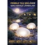 Weisre Solar Güneş Enerjili Bahçe Lambası | Taş Tasarım Dekoratif Dış Mekan Aydınlatma