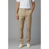 Wekame Erkek Regular Fit Rahat Kesim Keten Pantolon - Bej - 30