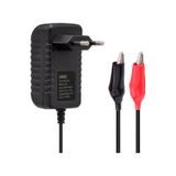 Weko 14.4 Volt 1 Amper Krokodil Uçlu Adaptör Akü Şarj Cihazı Aleti Kuru Asit Jel Aküde Kullanılır 14.4v-1a