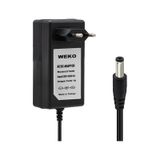 Weko 14.4 Volt 1 Amper Priz Tipi Adaptör Kırmızı Yeşil Ledli Şarj Dolum Göstergeli 5.5x2.5 Uçlu