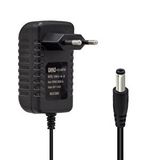 Weko 24 Volt 1 Amper 24 Watt Plastik Kasa Priz Tipi Adaptör (5.5x2.5 Uçlu) - Siyah
