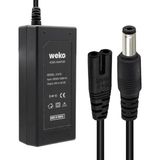 Weko 24 Volt - 2 Amper Plastik Kasa Masaüstü Adaptör 5.5 x 2.5 Uç - Siyah - Seçeneksiz