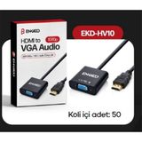 Weko Enkado EKD-HV10 HDMI - VGA Çevirici Adaptör - Siyah