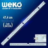 Weko WK-18 Arçelik_49_Athena_6X6+6X6_2121C_6S1P_NH_R P84+83.5 - ZBD60600-AA - 47.4 cm 6 Ledli TV Bar