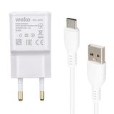 Weko WK-21434 2.1 Amper Telefon Şarj Adaptörü + Micro USB Kablo