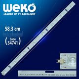 Weko WK-42 Arçelik_55_Apollon_8X8+8X7_2121C_8S1P_NH_L1 P76 4X8 ZBJ60600-AA - 58.3 cm 8 Ledli