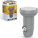 Welbox Tekli Lnb Twin 0.1db 3D 4K ( Tekli Elembi Tek Çıkışa Sahip)