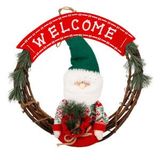 Welcome Yazılı Dekoratif Kapı Süsü 38 cm