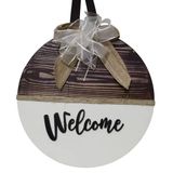 Welcome Yazılı Mdf Kapı Süsü 28 Cm Dekoratif Duvar Ve Kapı Aksesuarı