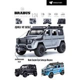 welcomein 1:24 Brabus G63 AMG Işıklı Sesli Off Road Jeep Model Araba Vinçli Diecast Açılır Kapı Metal