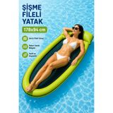 welcomein Havuz ve Deniz Kullanımına Uygun Şişme Fileli Yatak 178x94 cm Deniz Hamağı
