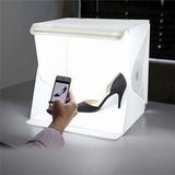 welcomein Mini Stüdyo Led Işıklı 20x20 cm Ürün Fotoğraf Çekim Çadırı