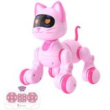 welcomein Oyuncak 30 Fonksiyonlu Uzaktan Kumandalı Şarjlı Sesli Işıklı Dokunma Algılama Programlama Robot Kedi ve Köpek (kedi)
