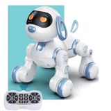 welcomein Oyuncak 30 Fonksiyonlu Uzaktan Kumandalı Şarjlı Sesli Işıklı Dokunma Algılama Programlama Robot Kedi ve Köpek (köpek)