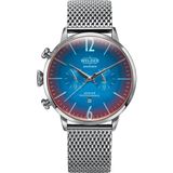 Welder WWRC403 45 mm Erkek Kol Saati Metal Kordon Mavi Kadran 5 ATM Suya Dayanıklı