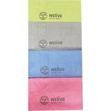 Welive 45x65 cm 4’lü Paket Mikrofiber Petekli Bez
