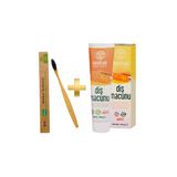 Welive Bamboo Diş Fırçası & Misvak Propolis Diş Macunu Seti - Doğal Ağız Bakımı