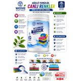 Welive Toz Çamaşır Deterjanı Renkliler için 1000 gr, 22 Yıkama | Aktif Oksijen Teknolojisi, Renk Koruma Sistemi, Fosfat ve Paraben İçermez, Çiçek Otlu Ferah Koku, Doğal Bazlı İçerikler