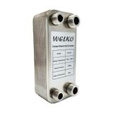 Welko EL30C-16 Plaka Kaynaklı Plakalı Isı Eşanjör Bağlantı 3/4- 1/2 Kapasite 280 Litre/saat