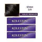 Wella 2/0 Siyah 3x50 ml Saç Boyası