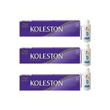 Wella 7/77 Işıltılı Kahve 3 Adet Tüp Saç Boyası