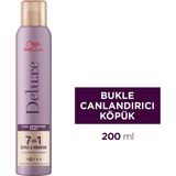 Wella Deluxe Bukle Canlandırıcı Köpük 200 ml Hafif Tutuculuk ile Kıvırcık Saçlar için Belirginleştirici