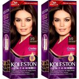 Wella Intense 3/0 Koyu Kahve Salon Kalitesi 2 Adet Saç Boyası