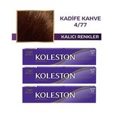 Wella Kızıl 4/77 Kadife Kahve 3x50 ml Saç Boyası