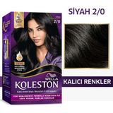 Wella Koleston 2/0 Siyah Kalıcı Saç Boyası Canlı Renkler ve Nemlendirici Etki ile