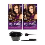 Wella Koleston 3-4 Koyu Kestane 2 Adet Saç Boyası