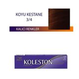 Wella Koleston 3.4 Koyu Kestane 50 ml Tüp Saç Boyası