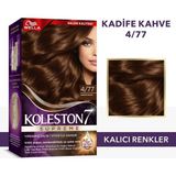 Wella Koleston 4/77 Kadife Kahve Saç Boyası Krem Formda Uzun Süre Kalıcı Canlı Renkler İçin