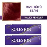 Wella Koleston 55/46 Kızıl Buyu Tüp Boya 2x Paket 8 Haftaya Kadar Kalıcı Gözalıcı Renkler