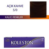 Wella Koleston 60 ml Açık Kahve 5/0 Kalıcı Krem Saç Boyası Canlı Renkler ve Kolay Uygulama