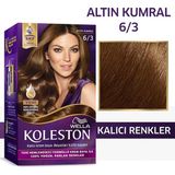 Wella Koleston 6/3 Altın Kumral Krem Saç Boyası Amonyaklı Canlı Renkler ve Kalıcı Etki