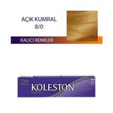 Wella Koleston 8/0 Açık Kumral 50 ml Krem Tüp Saç Boya