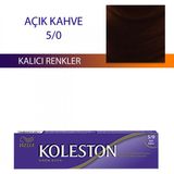 Wella Koleston Açık Kahve 5/0 Tüp Boya Saç Boyası Kadınlar İçin Kalıcı Renkler