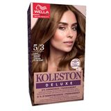 Wella Koleston Deluxe Amonyaksız Kit Saç Boyası 5/3 Açık Altın Kahve