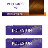 Wella Koleston Fındık Kabuğu 7/3 Single 2 Adet Tüp Boya Saç Boyası