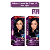Wella Koleston Intense 1/0 Mavi Siyah Saç Boyası X2 Adet