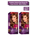 Wella Koleston Intense 6/0 Koyu Kumral Saç Boyası X2 Adet